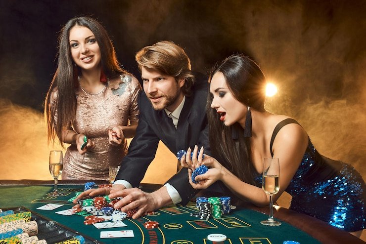 Tampilan meja dealer langsung Red Tiger di kuda 55 dengan kualitas HD dan dealer profesional